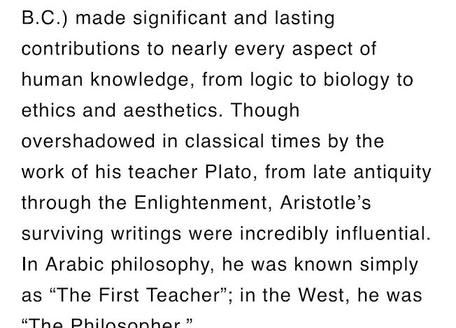Poetics by Aristotle–An Ideal Tragic Hero And It’s Characteristics
