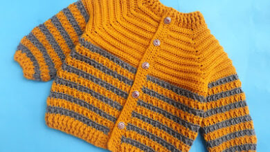 Crosia Free Pattern with Video Tutorials: Crochet Baby Cardigan Sweater Brown Free Pattern/ thick & warm sweater Crosia Free Pattern with Video Tutorials: Crochet Baby Cardigan Sweater Brown Free Pattern/ thick & warm sweater