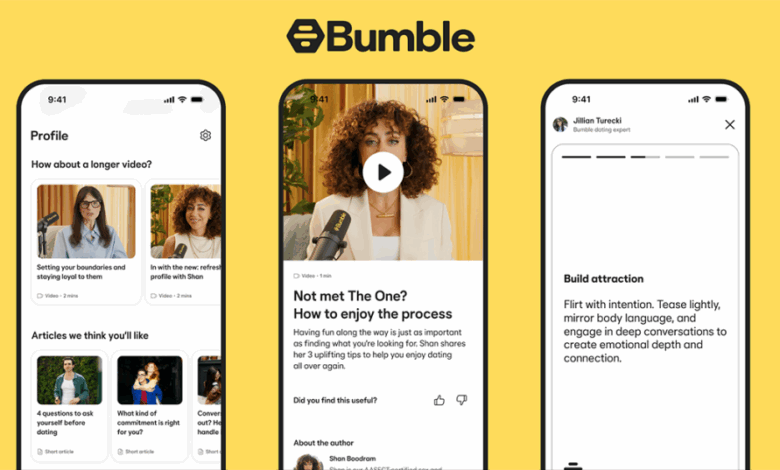 Bumble Bets on Love to Revive Its Brand Bumble Bets on Love to Revive Its Brand