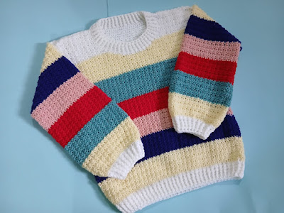 Crochet – Crosia Free Pattern with Video Tutorials: Crochet Pullover Blooming Cozy Sweater Boys & Girls Crochet – Crosia Free Pattern with Video Tutorials: Crochet Pullover Blooming Cozy Sweater Boys & Girls