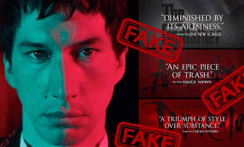 ‘Megalopolis’ trailer pulled for using fake quotes from critics ‘Megalopolis’ trailer pulled for using fake quotes from critics