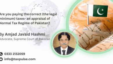 Are you paying the correct the Tax Regime of Pakistan Are you paying the correct the Tax Regime of Pakistan