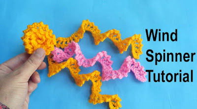 Crosia Free Pattern with Video Tutorials: crochet handicraft wind spinner/ easy crochet wind spinner free pattern Crosia Free Pattern with Video Tutorials: crochet handicraft wind spinner/ easy crochet wind spinner free pattern